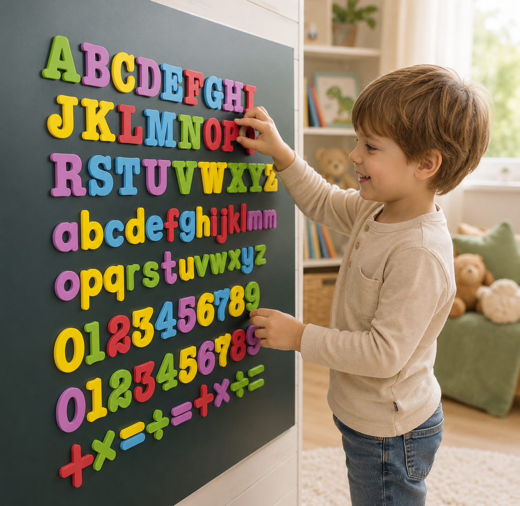 Montessori-magnetische alfabet-leerset