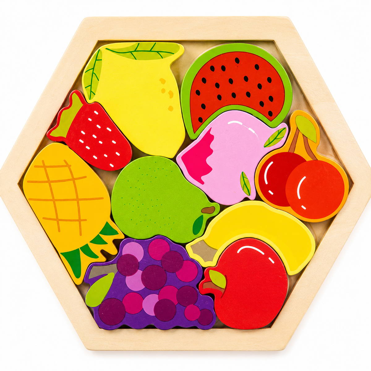 Montessori 3D-houten puzzel voor kinderen