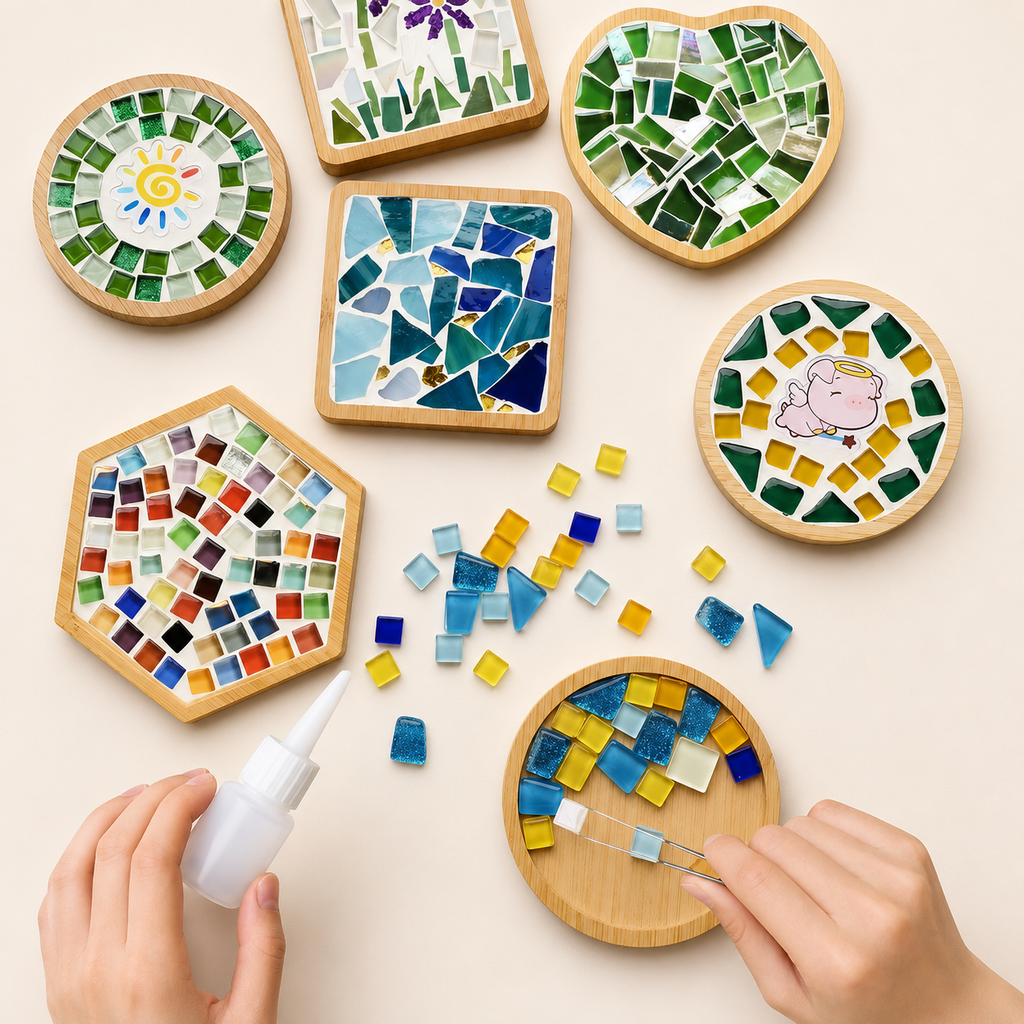 DIY-mozaïekknutselset voor kinderen