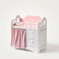 Montessori-poppenbed met kledingkast