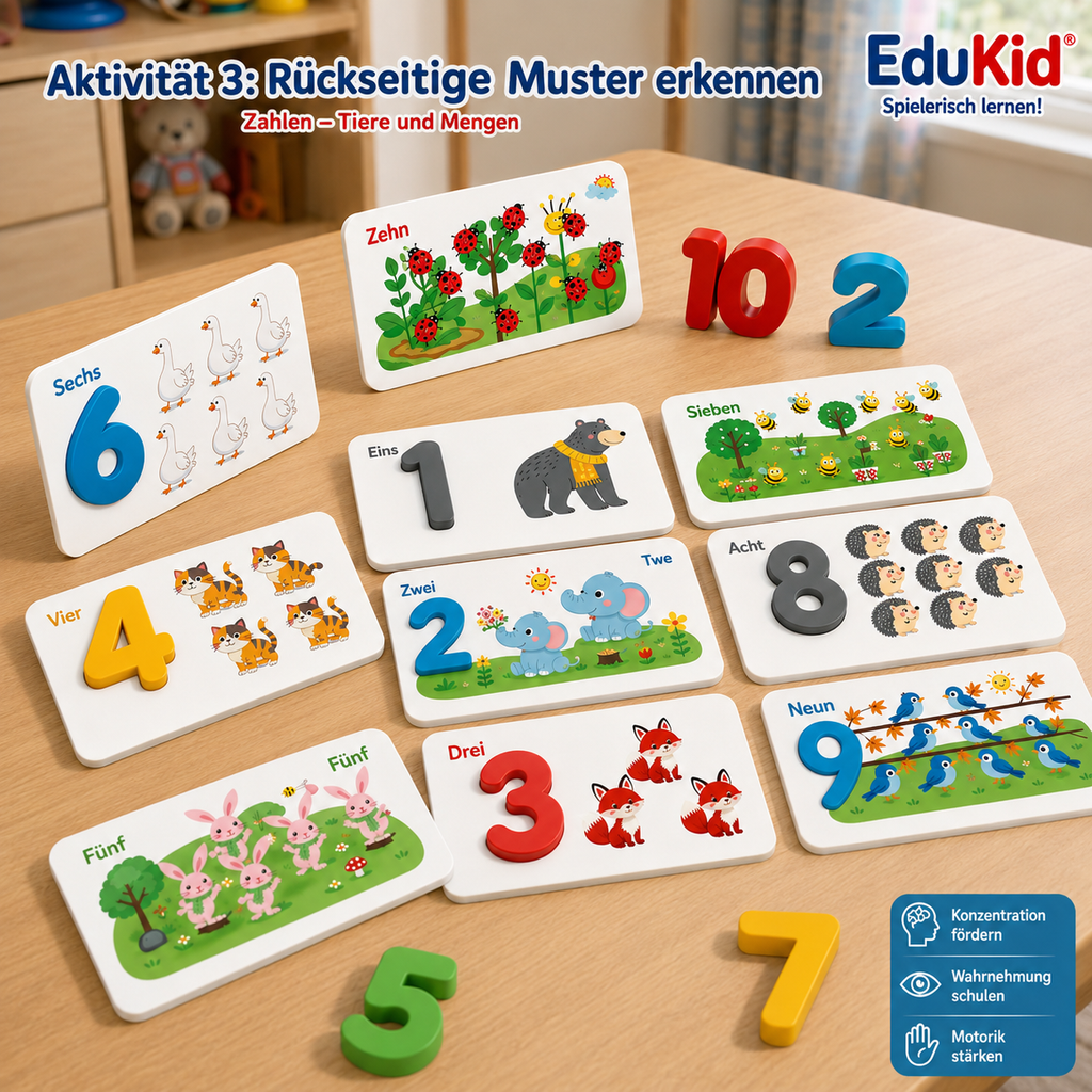 Montessori-houten cijferpuzzel