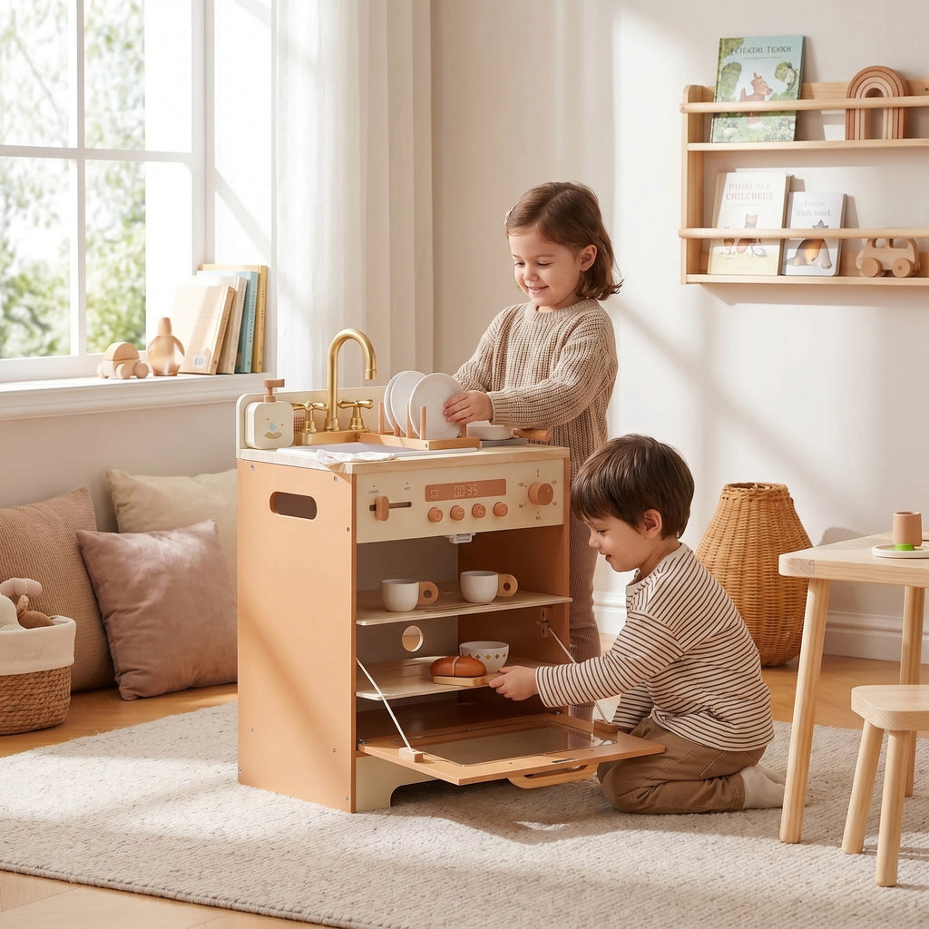 Montessori-speelmeubel voor dagelijks rollenspel