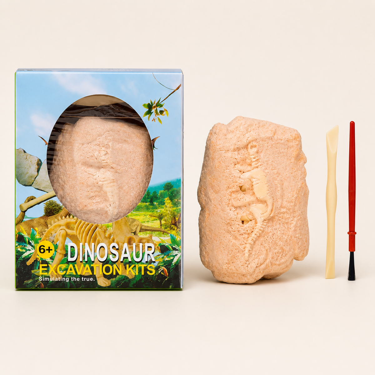 Dinosaurus-opgravingsset voor kinderen