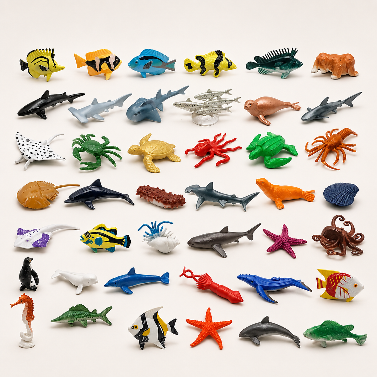 56-delige figurenset met zeedieren