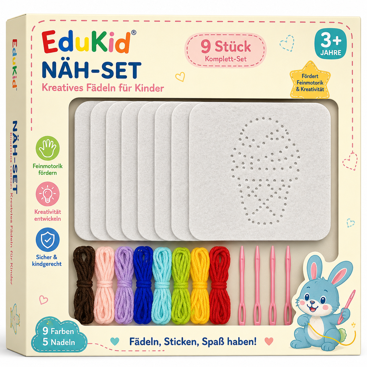 Rijg- & naaileerset voor kinderen