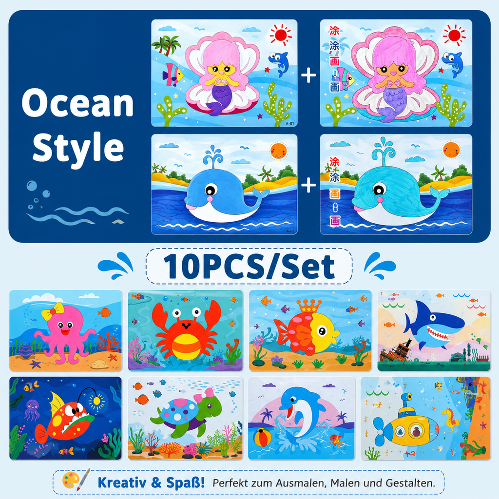3D-schuimstickerset voor kinderen