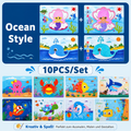 3D-schuimstickerset voor kinderen