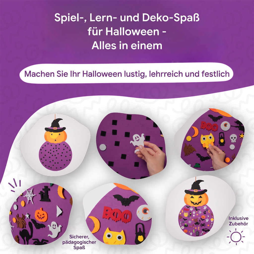 Montessori-vilten Halloween-pompoen