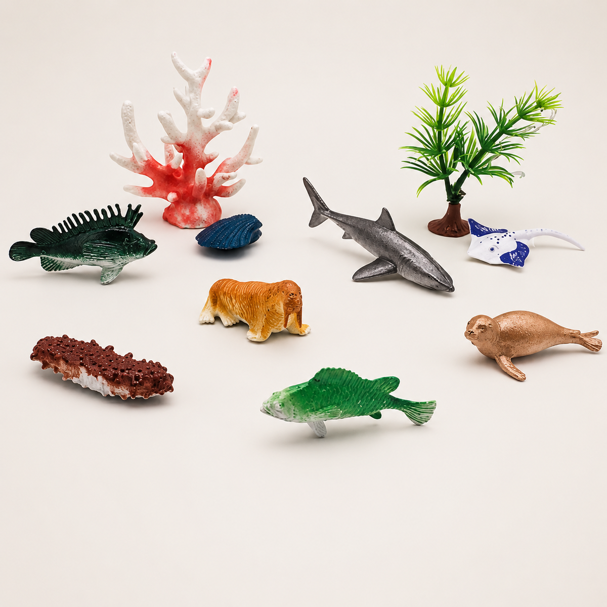 56-delige figurenset met zeedieren