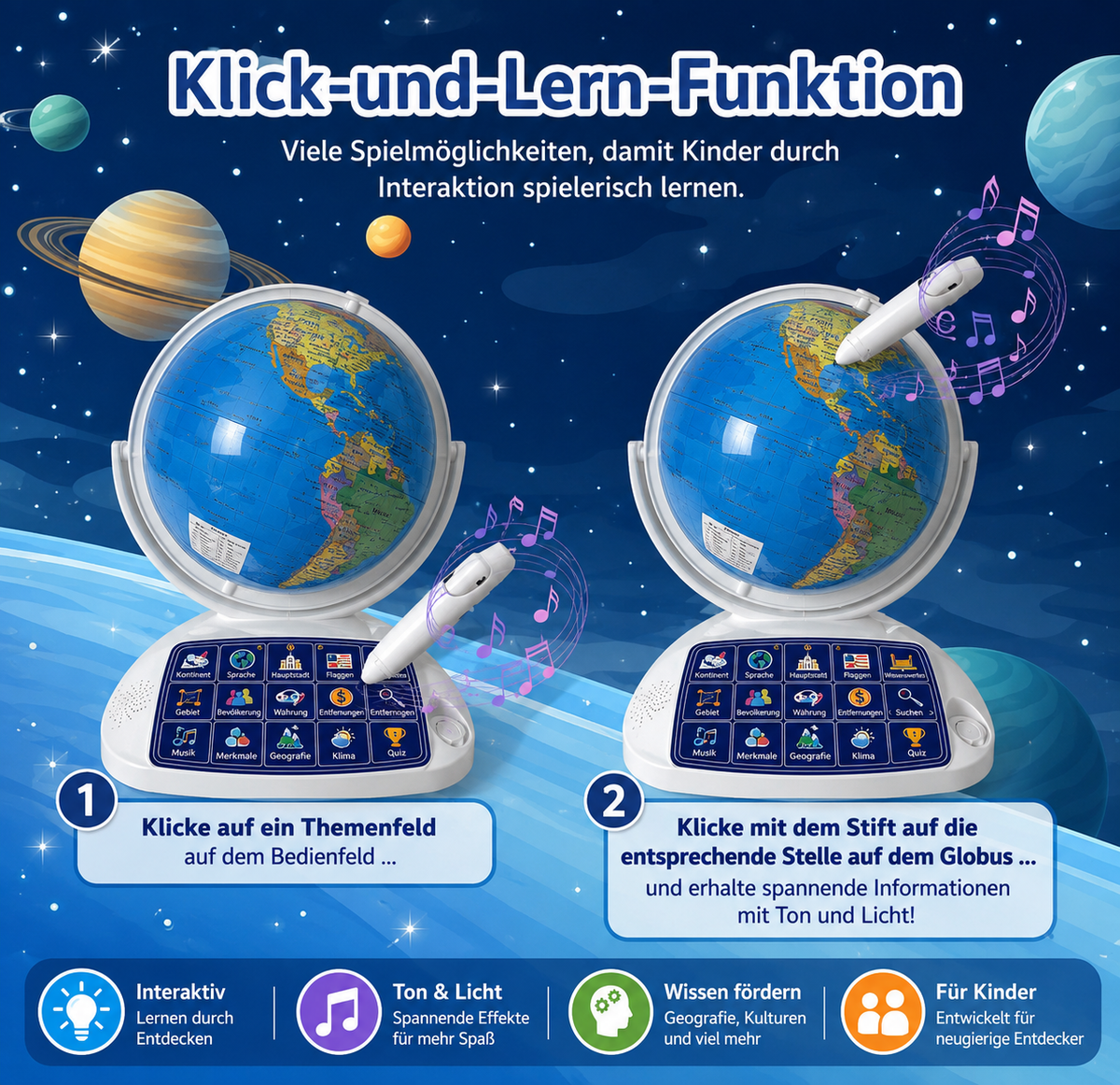Interactieve AR-globe voor kinderen