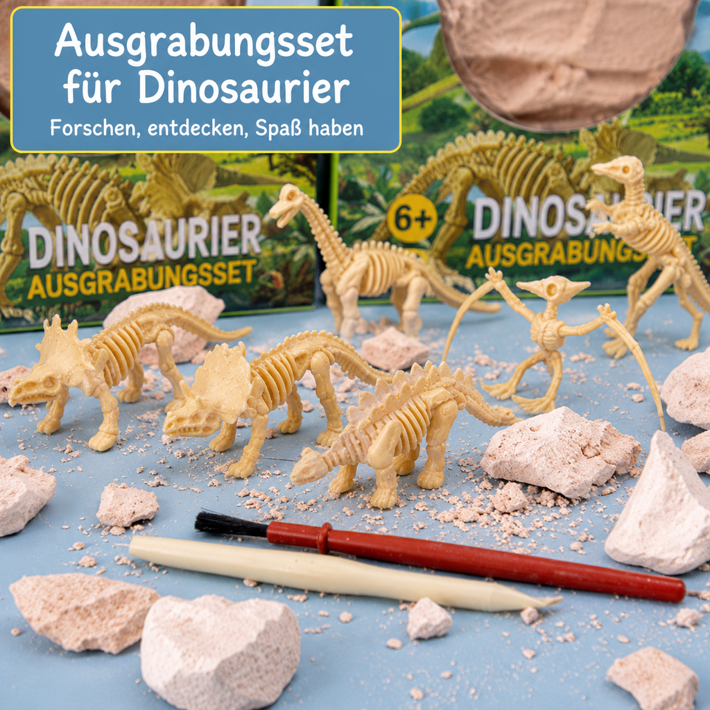 Dinosaurus-opgravingsset voor kinderen