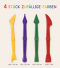 Kleigereedschapset met vormen voor kinderen