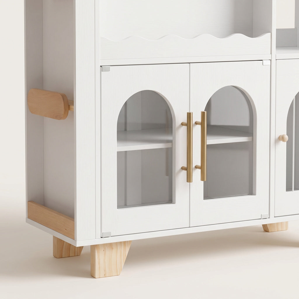 Montessori-boekenrek van hout