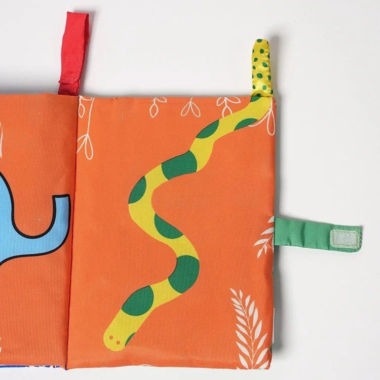 Montessori-stoffen boek voor baby's