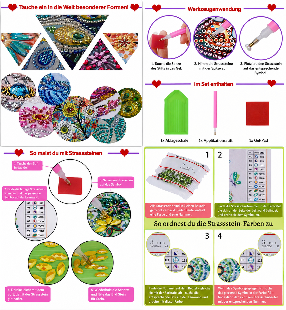 DIY-diamond-paintingmagneten voor kinderen