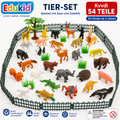 54-delige set dierenfiguren voor kinderen