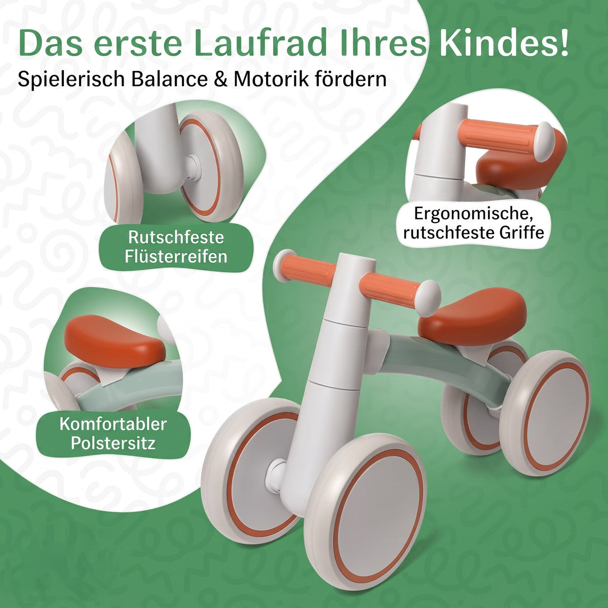 Montessori-loopfiets voor peuters