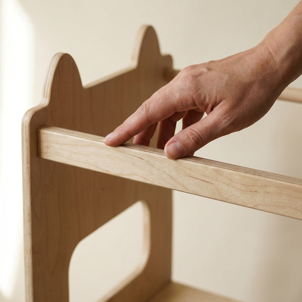 Montessori-leertoren 3-in-1 met tekentafel