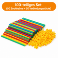 Constructieset met rietjes voor kinderen