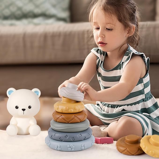 Montessori-stapelspel 'Kleine schildpad'