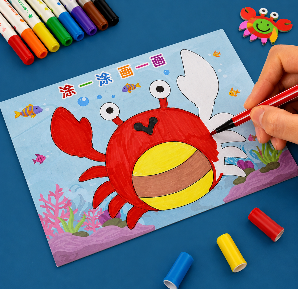 3D-schuimstickerset voor kinderen