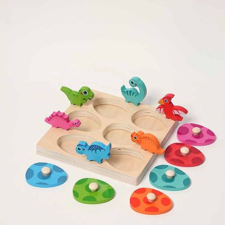 Montessori-dinosaurus-uitbroedpuzzel