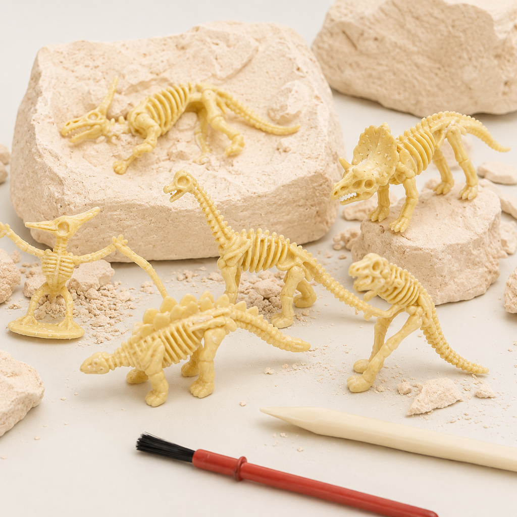 Dinosaurus-opgravingsset voor kinderen