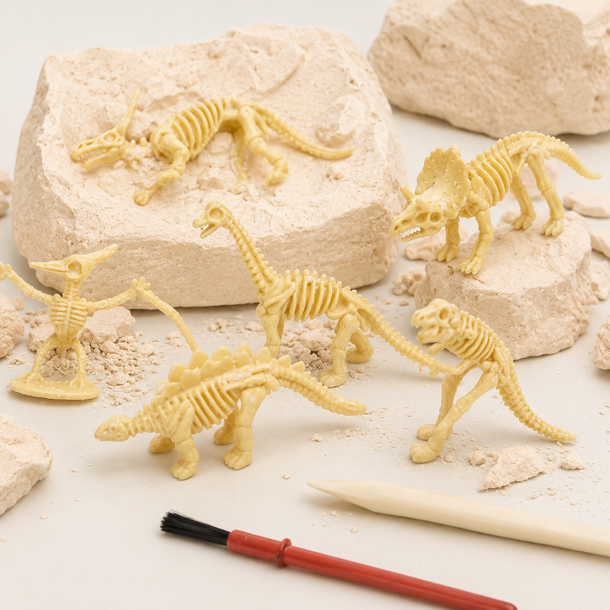 Dinosaurus-opgravingsset voor kinderen