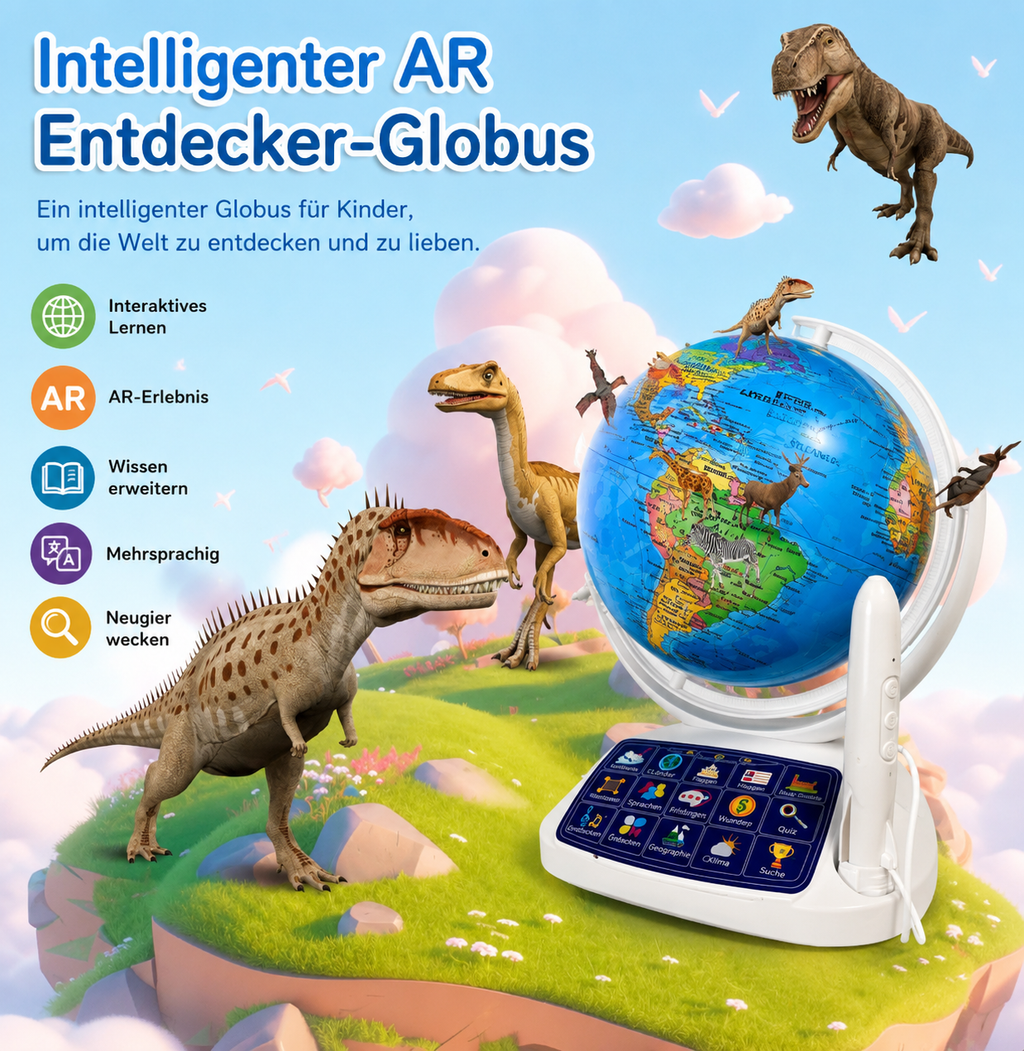 Interactieve AR-globe voor kinderen