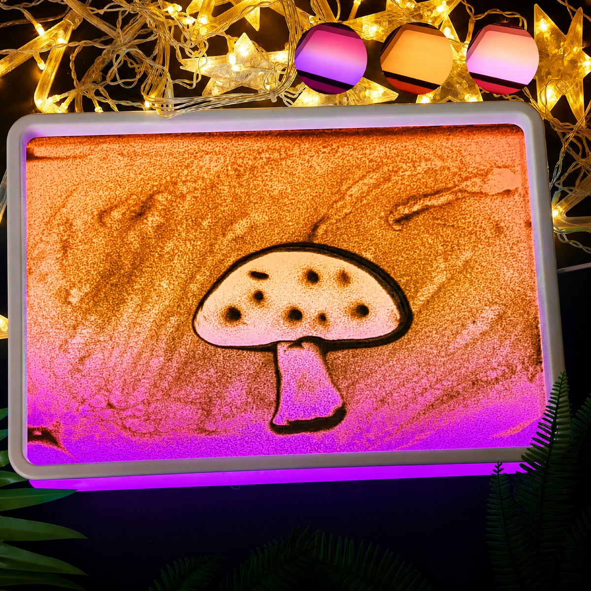 LED-zandtekenbord voor creatief tekenen