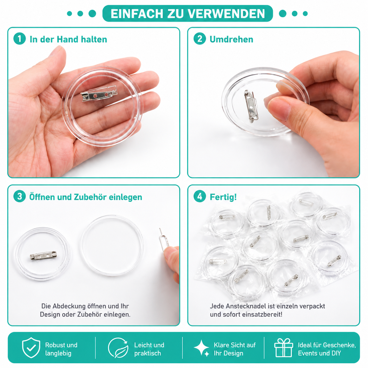 DIY-buttonknutselset voor kinderen