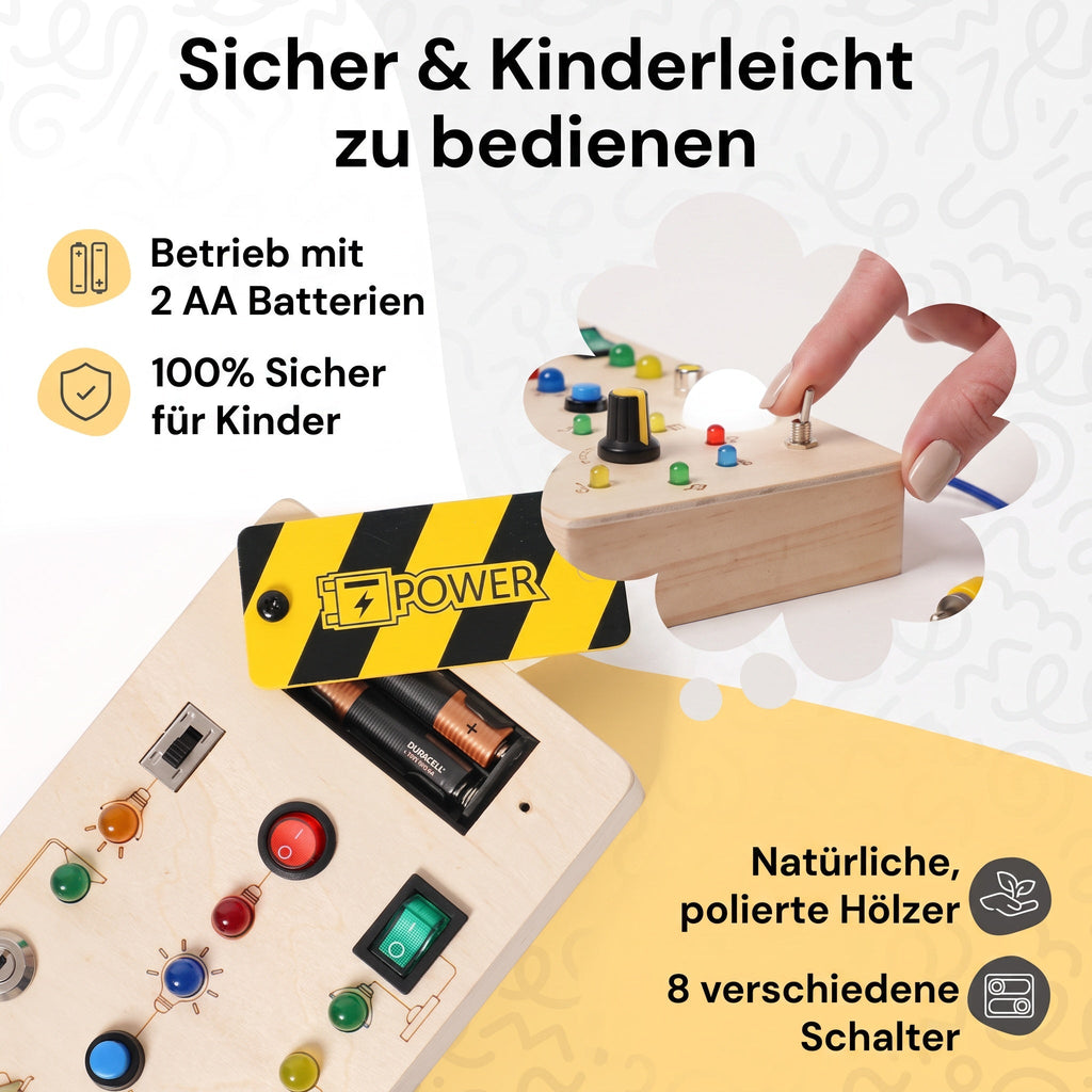 Montessori-schakel- & techniekbord