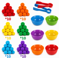 Montessori-kleursorteersets & accessoires met pincet