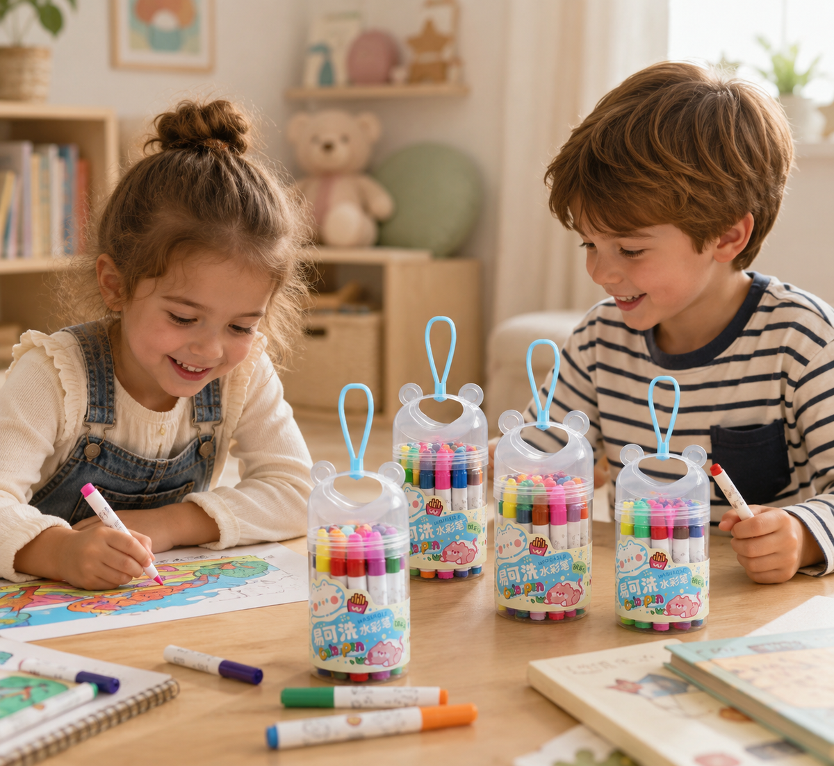 Uitwasbare viltstiften voor kinderen