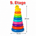 Montessori-stapeltoren met ringen & eend