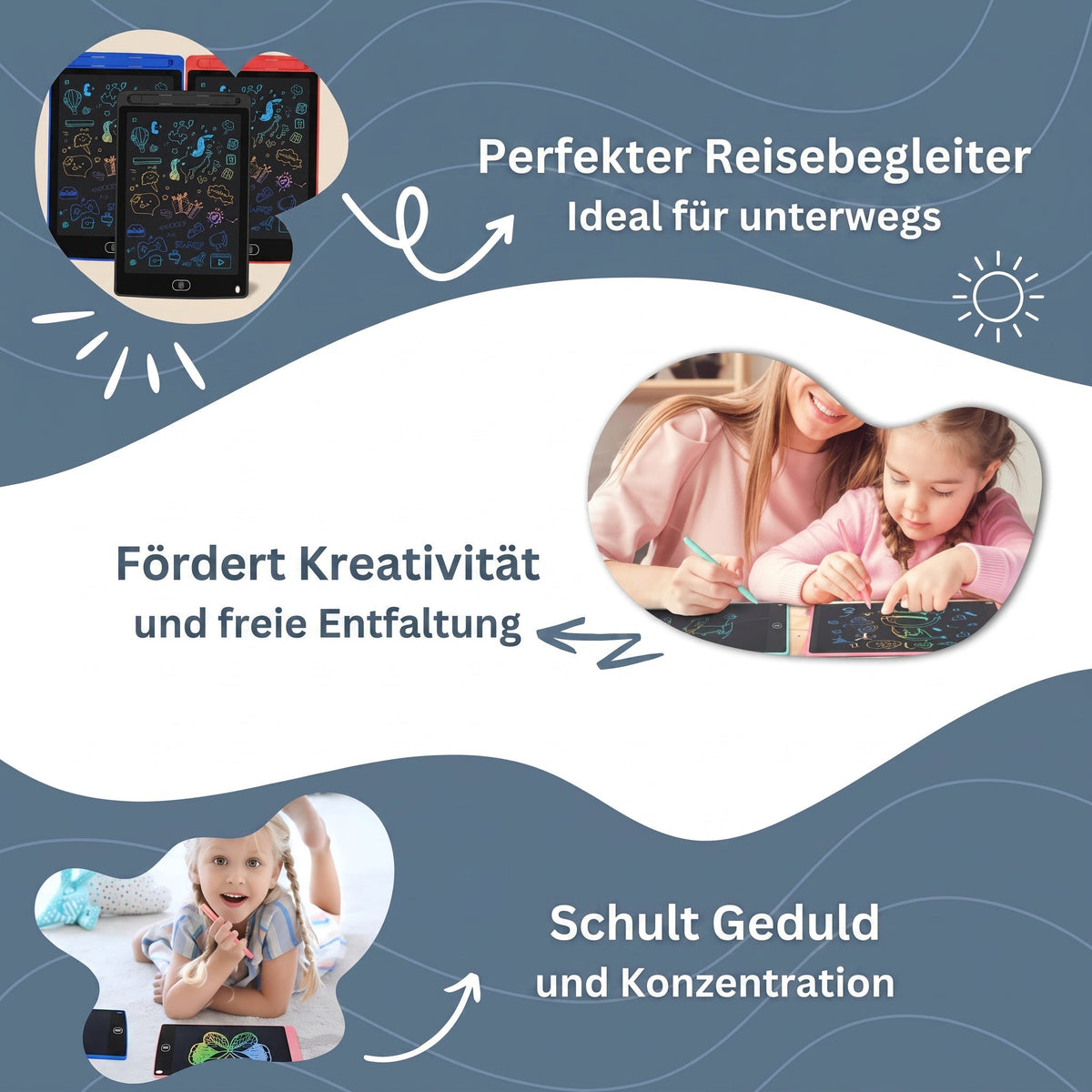Interactieve Montessori-LCD-tekentablet