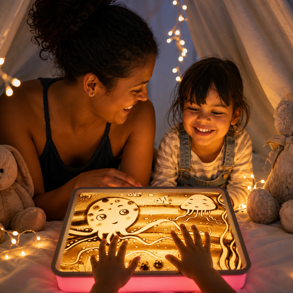 LED-zandtekenbord voor creatief tekenen