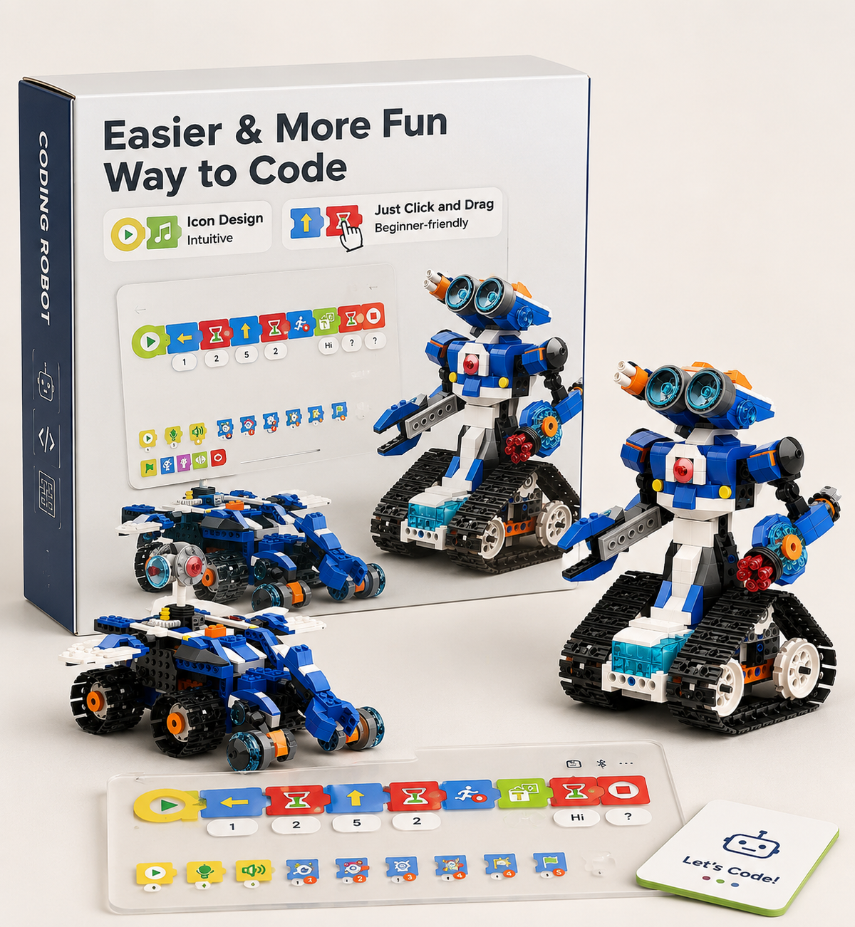 6-in-1 robotbouwset om te programmeren
