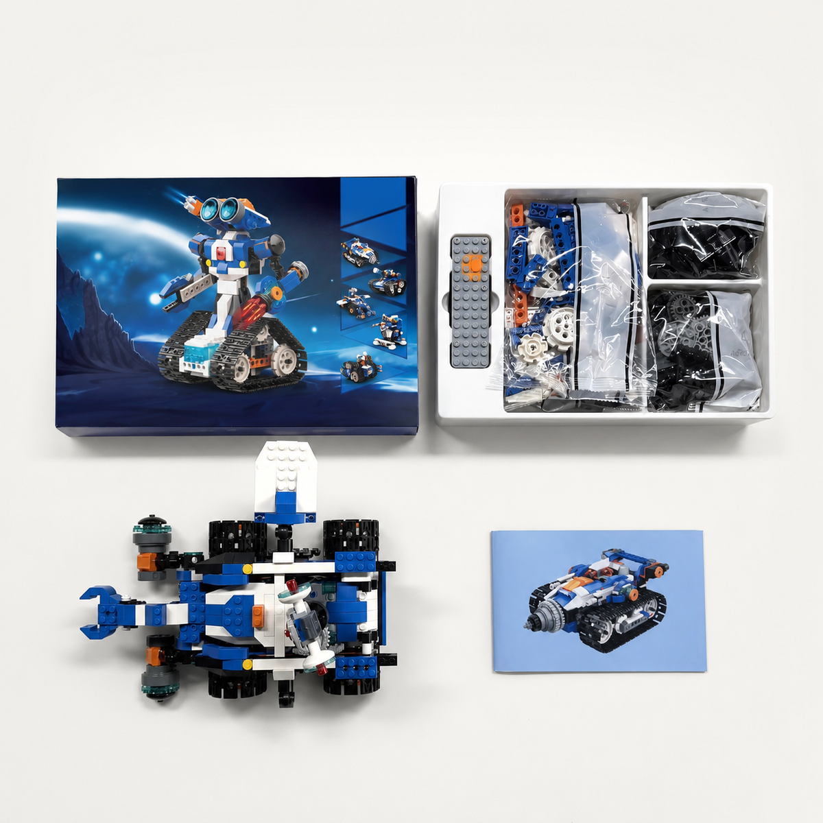 6-in-1 robotbouwset om te programmeren