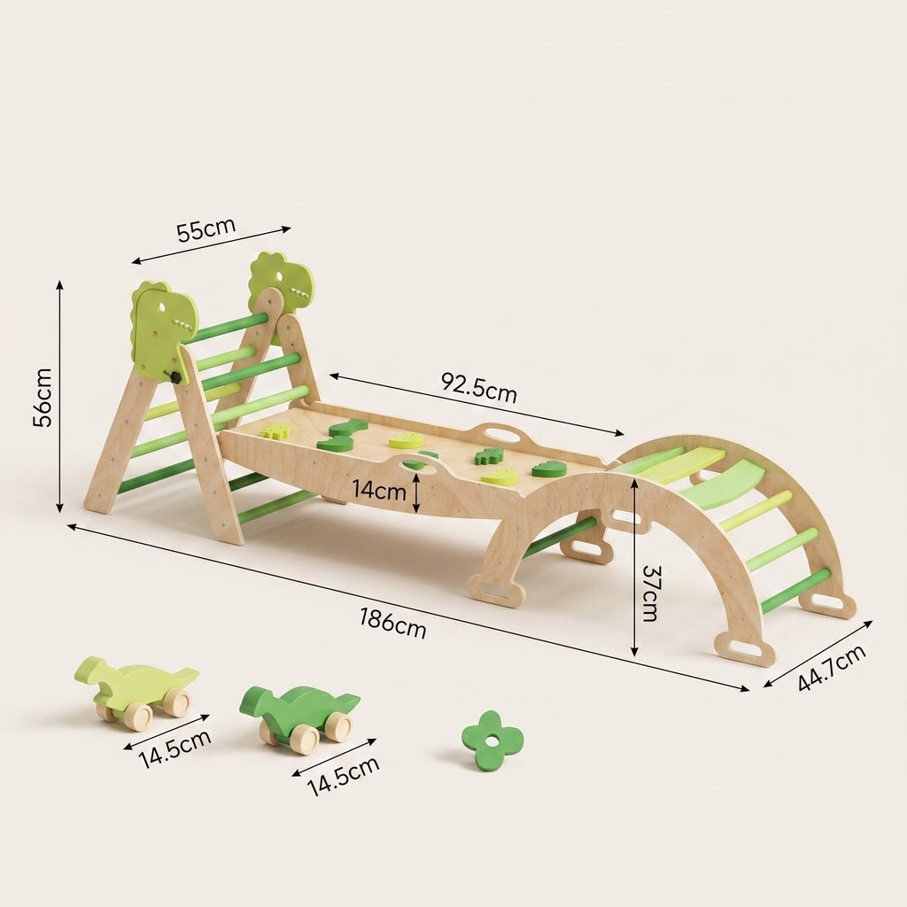 Montessori-motoriekparcours 9-in-1