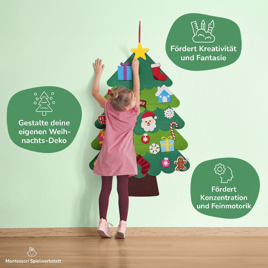 Montessori-kerstboom om te versieren