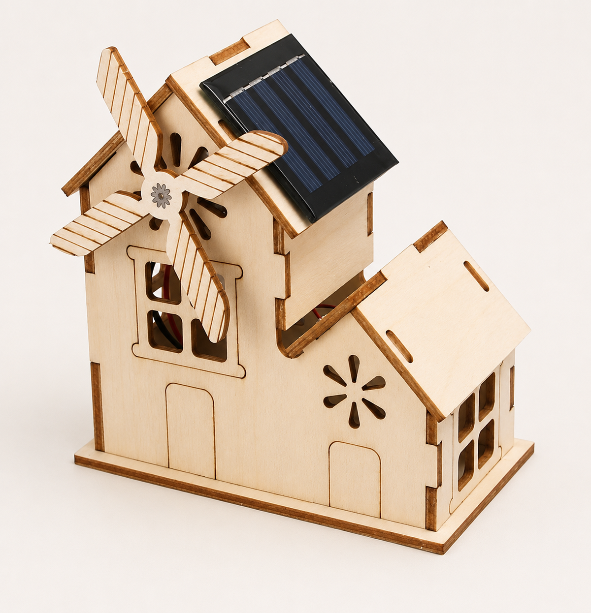 STEM-houten bouwset voor kleine uitvinders