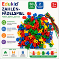 Montessori-rijgspel met vormen & kleuren