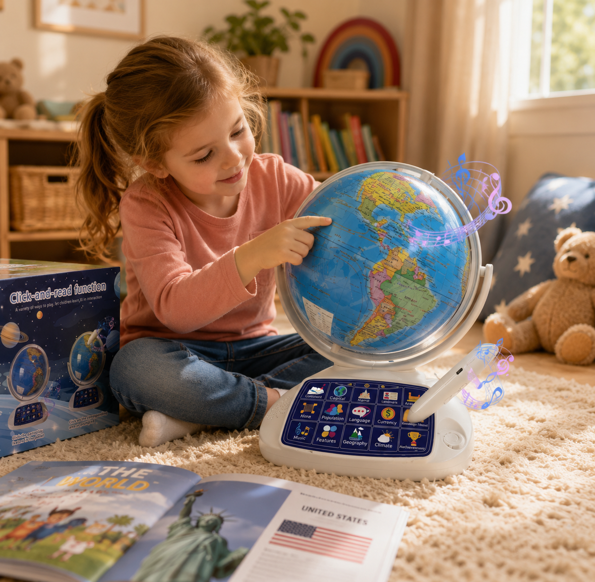 Interactieve AR-globe voor kinderen