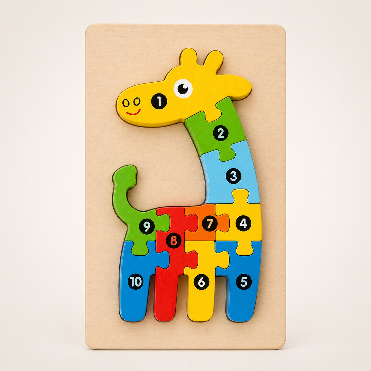 Montessori 3D-houten dierenpuzzel