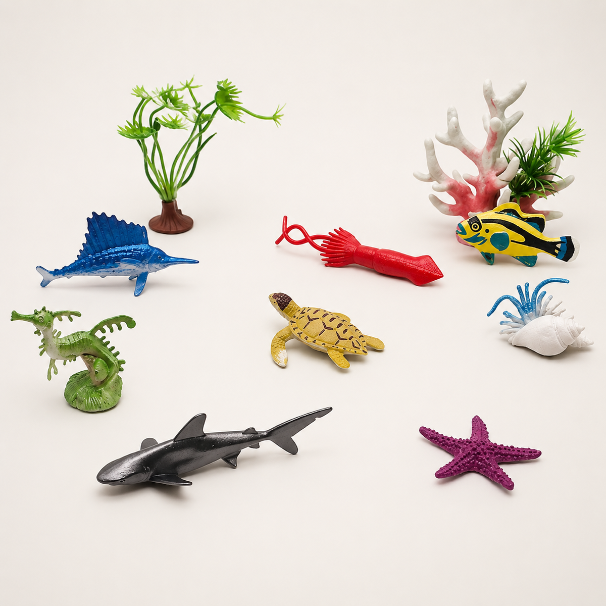 56-delige figurenset met zeedieren