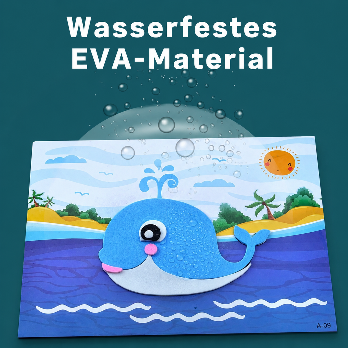 3D-schuimstickerset voor kinderen