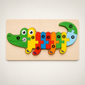 Montessori 3D-houten dierenpuzzel