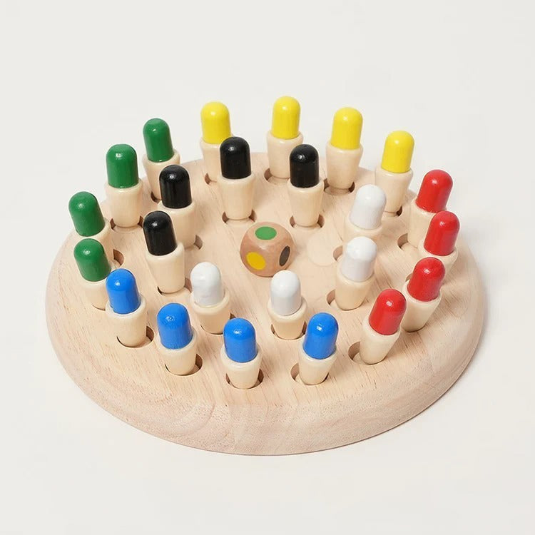 Montessori-memoryspel van hout