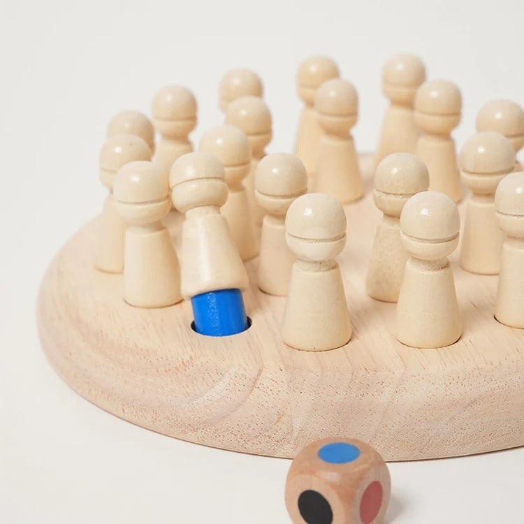 Montessori-memoryspel van hout